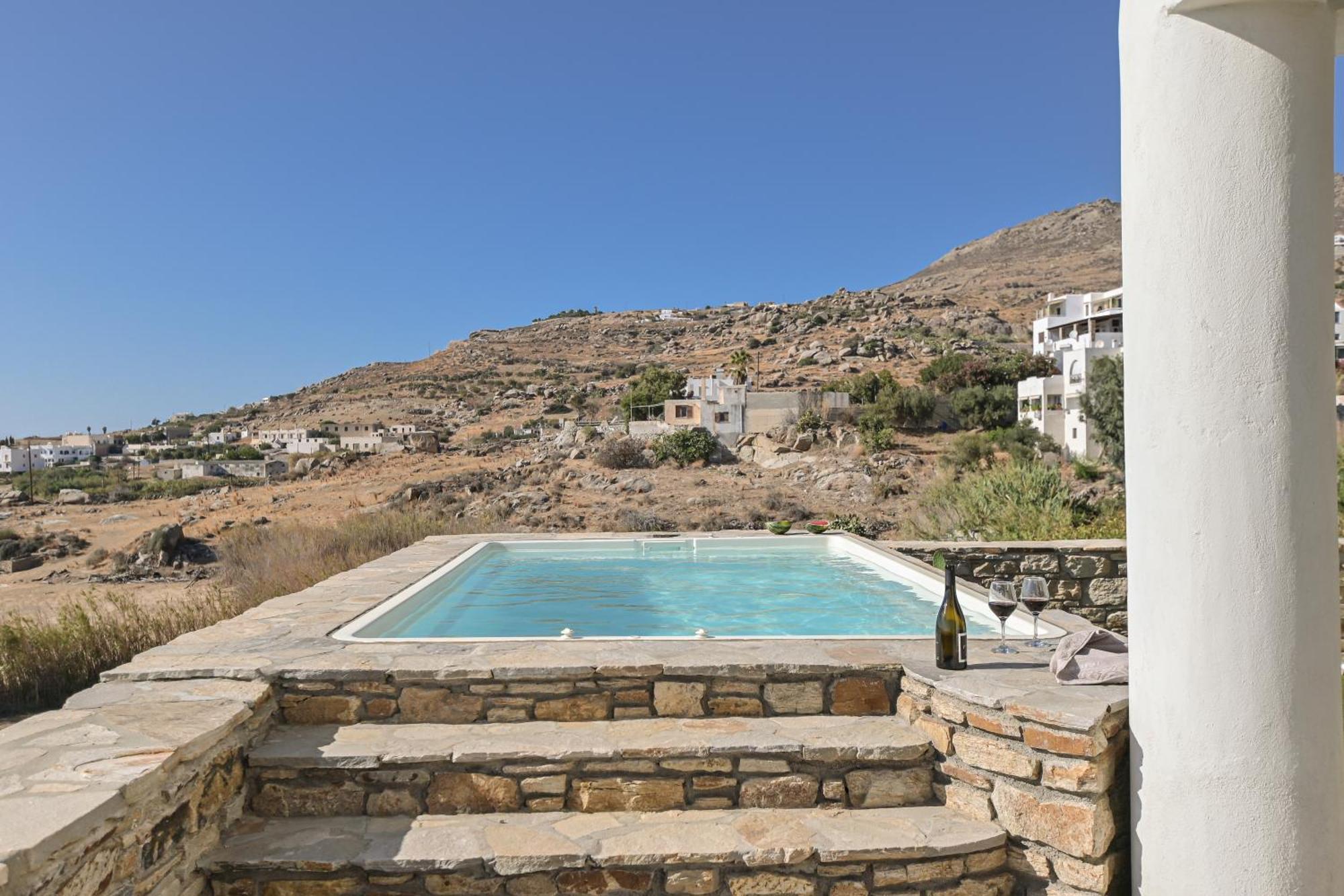 Villa Bazeos Agkidia Bagian luar foto