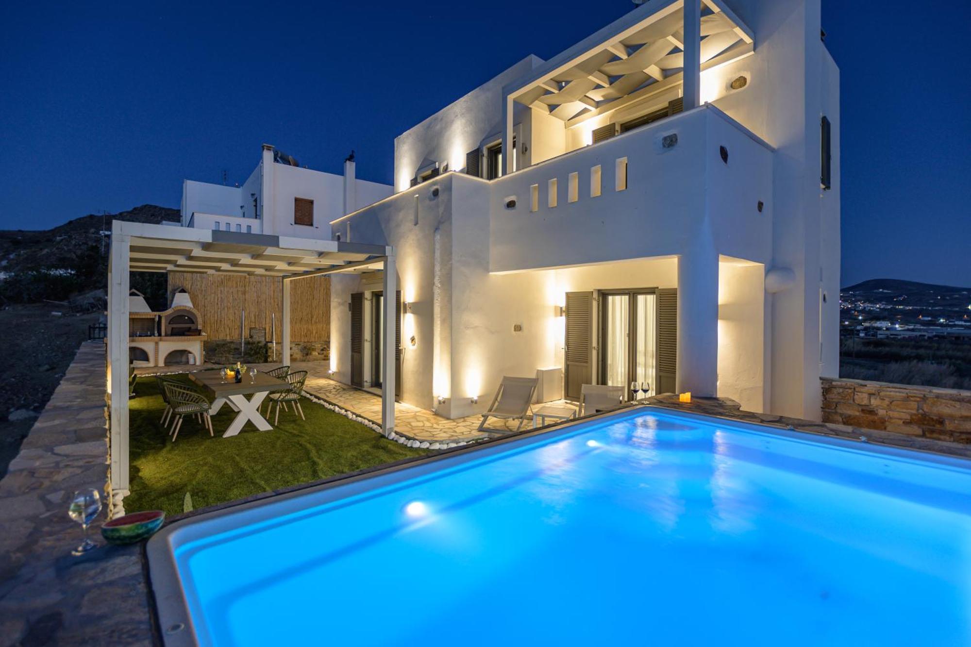 Villa Bazeos Agkidia Bagian luar foto