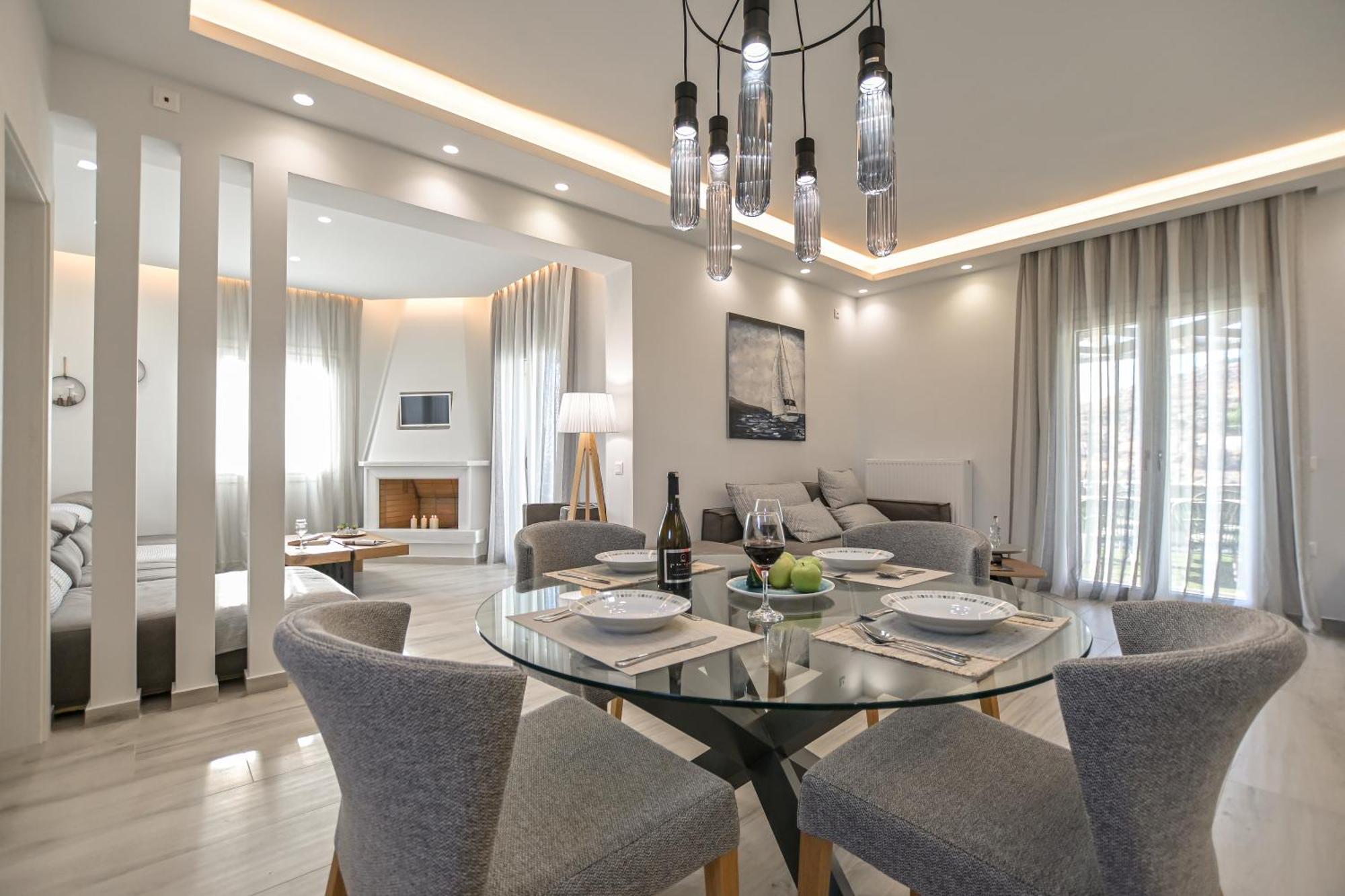 Villa Bazeos Agkidia Bagian luar foto