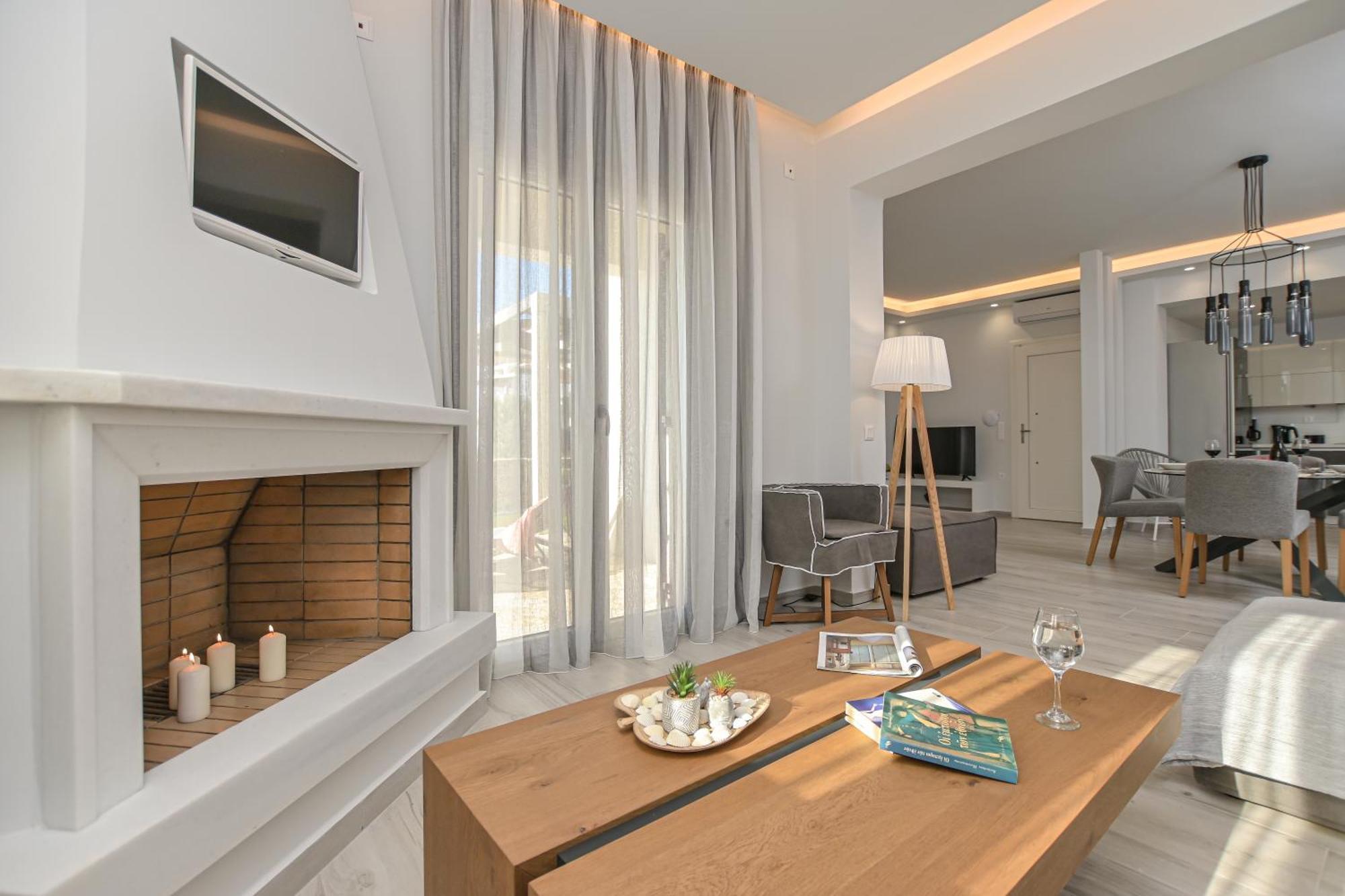 Villa Bazeos Agkidia Bagian luar foto