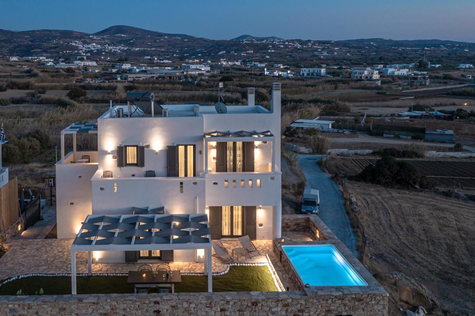 Villa Bazeos Agkidia Bagian luar foto